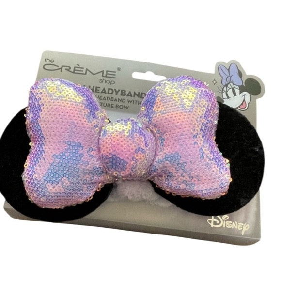 Disney Other - Disney Minnie Mouse The Crème Shop 3D Plush Spa Makeup Headband New In Package